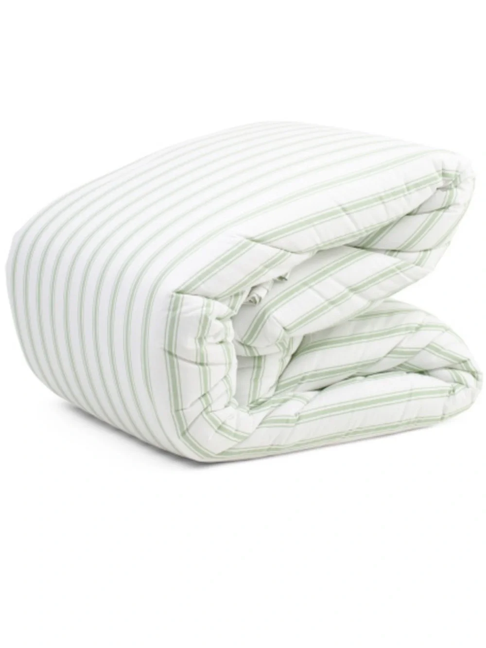 Martha Stewart Green Stripe and Vine Cotton Comforter Set